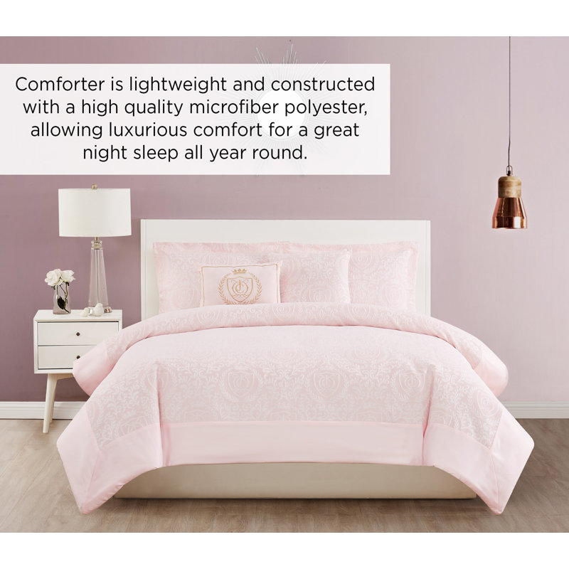Juicy Couture Comforter , Shams, & Dec Pillows Comforter Set & Reviews